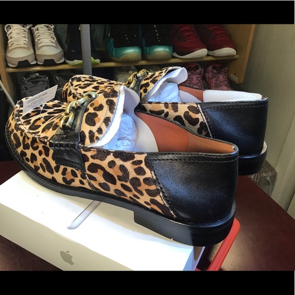 Coach Putnam Loafer Leopard Print Real Calf Hair. - Picture 6 of 14